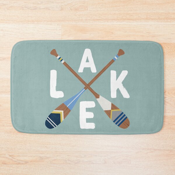 Item preview, LAKE Life Painted Paddle Oars designed and sold by GreatLakesLocal.