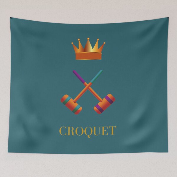 Item preview, Croquet mallets and crown designed and sold by Delicarte.