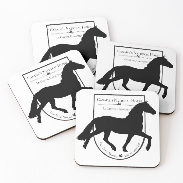Item preview, Cheval Canadien Black and White designed and sold by ESipila.