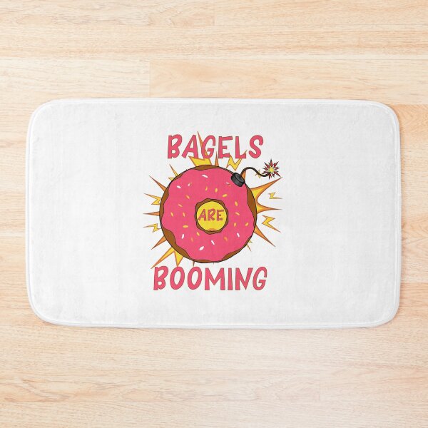 Item preview, bagels are booming designed and sold by YouHappyMyHappy.