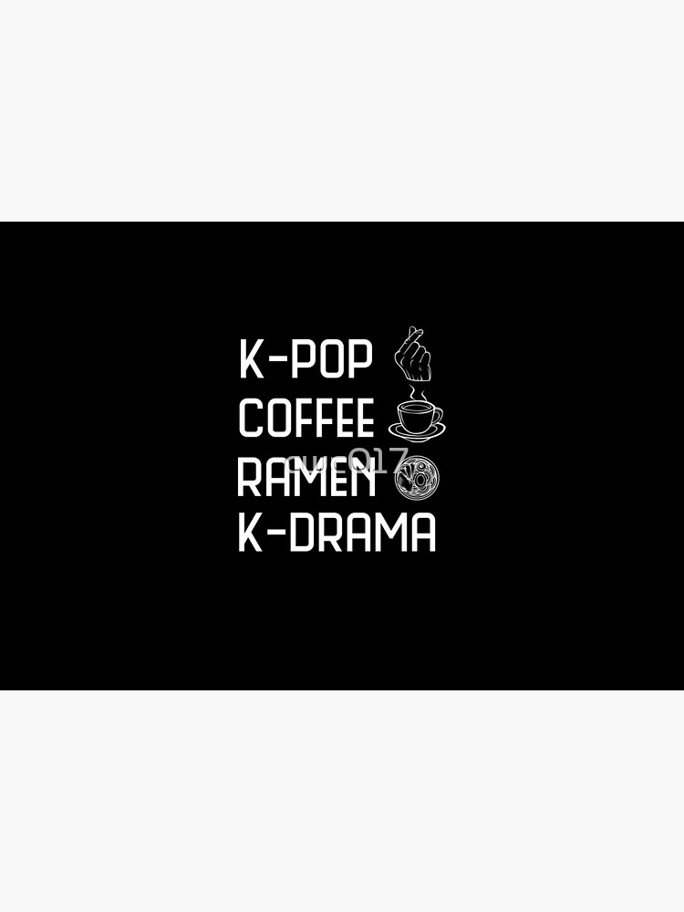 K-Pop Coffee Ramen K-Drama South Korea gift idea by cwc017