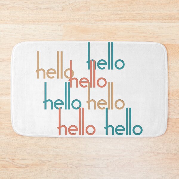 Item preview, Hello designed and sold by Kristine Holland.