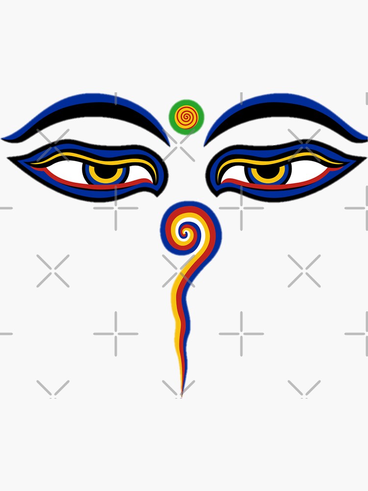 Laptop Electronics & Accessories Decals & Skins Eyes of Buddha Nepal ...