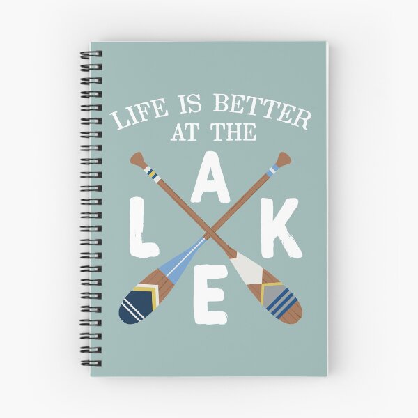Item preview, Life Is Better At The LAKE Painted Paddles designed and sold by GreatLakesLocal.