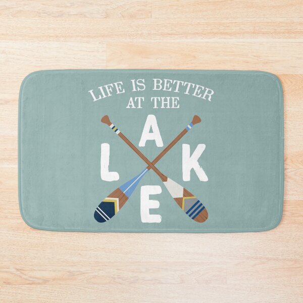 Item preview, Life Is Better At The LAKE Painted Paddles designed and sold by GreatLakesLocal.
