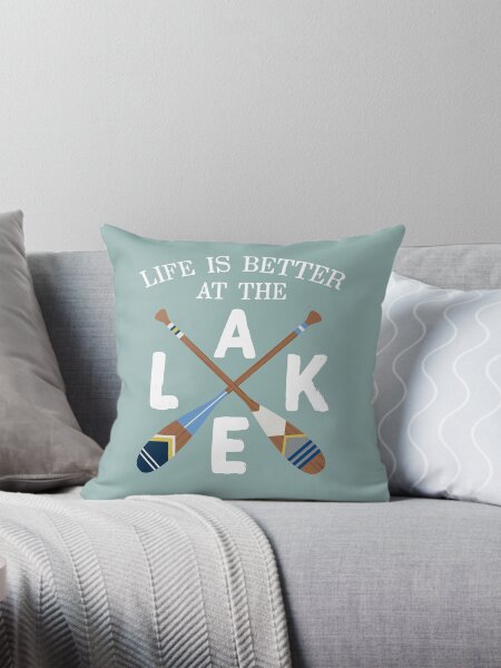 Artikel-Vorschau von Das Leben ist besser am See Painted Paddles, designt und verkauft von GreatLakesLocal.