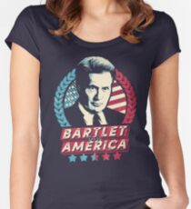 Bartlet for America Women's Fitted Scoop T-Shirt
