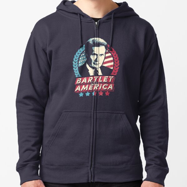 Bartlet for America Zipped Hoodie