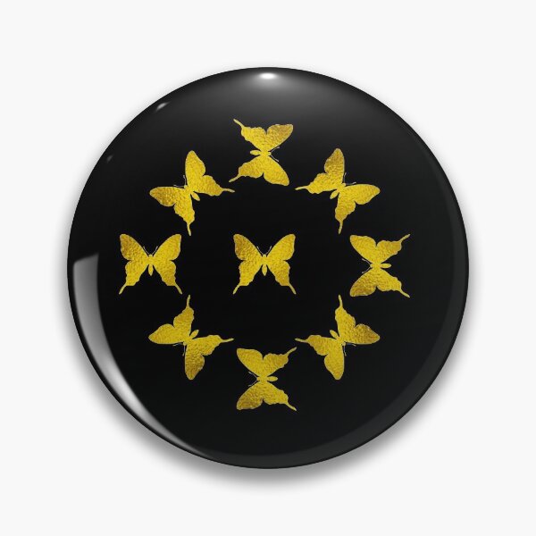 Item preview, golden butterfly effect pattern designed and sold by xenorix.