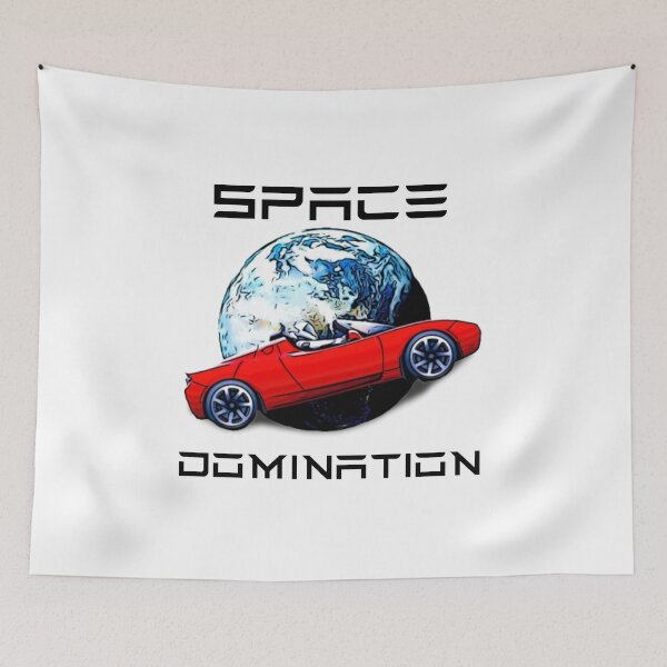 Item preview, Tesla`s Roadster Earth, Space Domination designed and sold by TriendDezign.