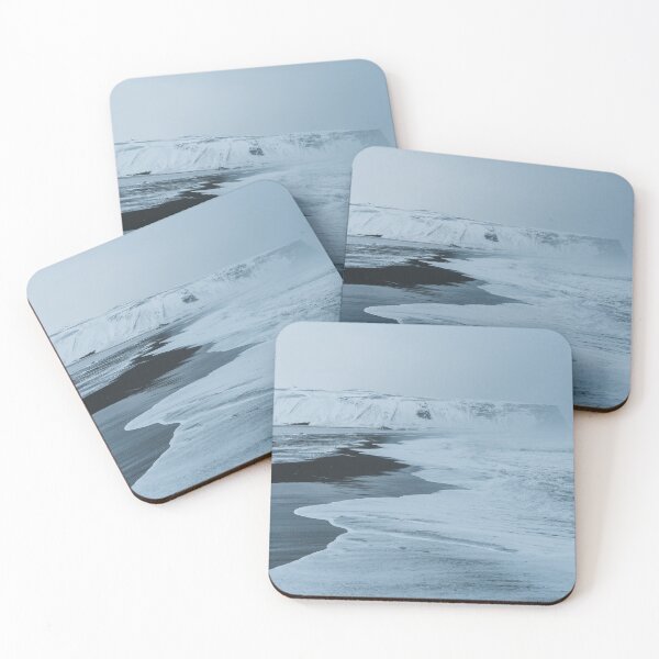 Item preview, Black Sand Beach (Reynisfjara Beach) in Vík í Mýrdal (Vik), Iceland just before sunset  designed and sold by michieldros.