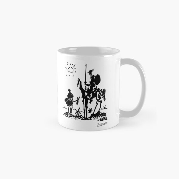 Pablo Picasso Don Quixote 1955 Artwork Shirt, Reproduction Classic Mug