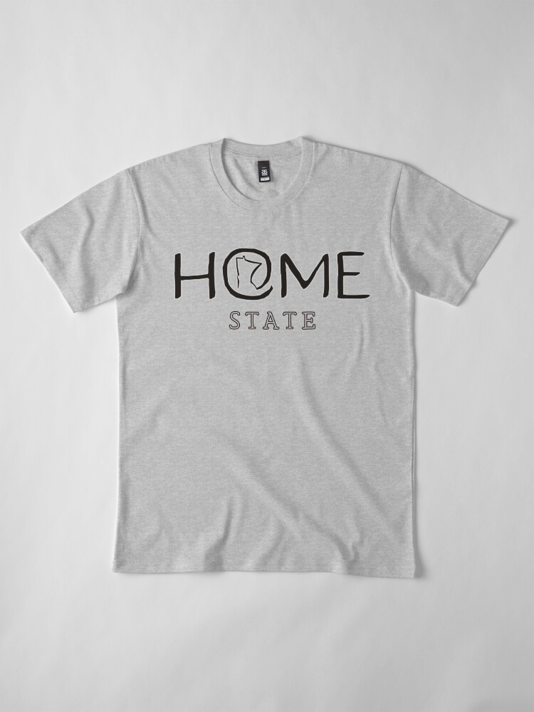 Alternate view of Minnesota Home State Premium T-Shirt
