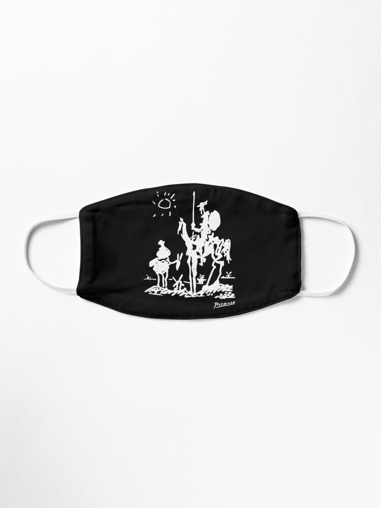 Alternate view of Pablo Picasso Don Quixote 1955 Artwork Shirt, Reproduction Mask
