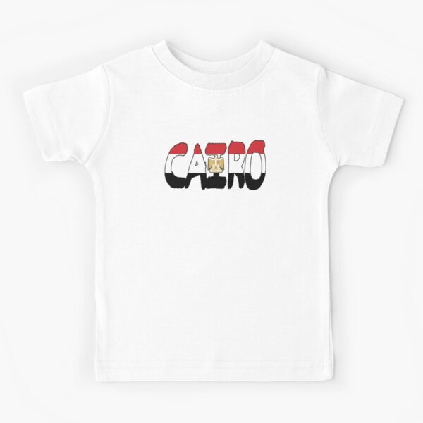 Cairo Travel Emblem Kids T-Shirt