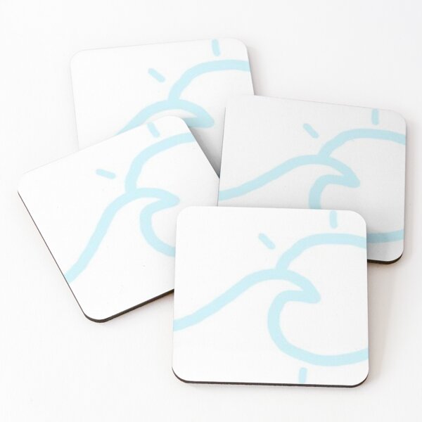 Item preview, blue wave and sun designed and sold by kates-stickers.