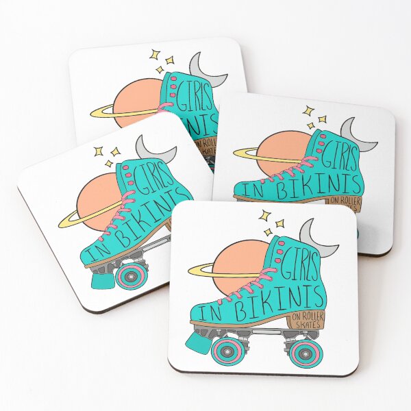 Item preview, Girls in Bikinis on Roller Skates in Outer Space designed and sold by Catie8D.