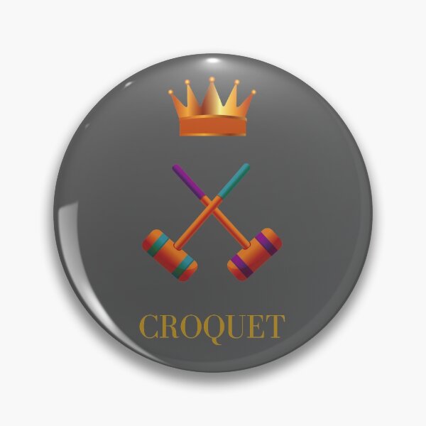 Item preview, Croquet mallets and crown designed and sold by Delicarte.
