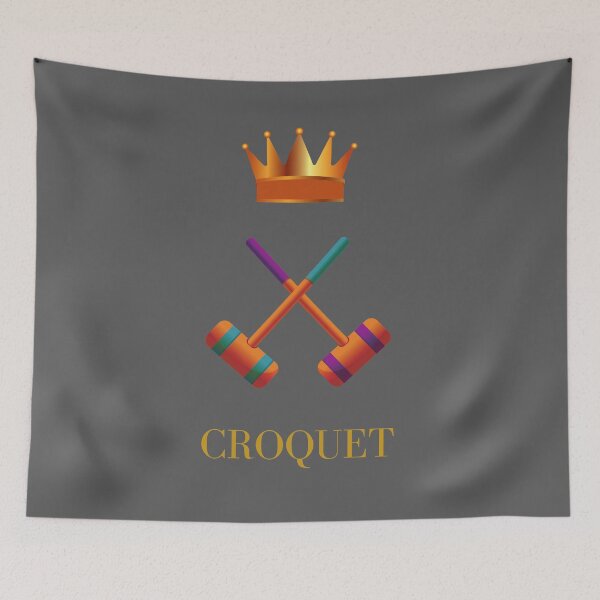 Item preview, Croquet mallets and crown designed and sold by Delicarte.