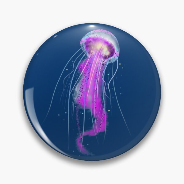 Item preview, Jellyfish- dark background designed and sold by DesignTreasure.