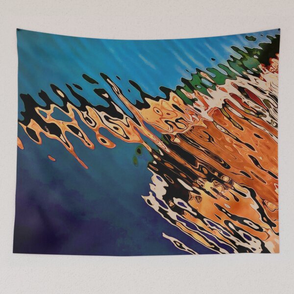 Item preview, Water reflection of  Ship Mast designed and sold by Bruno Beach.