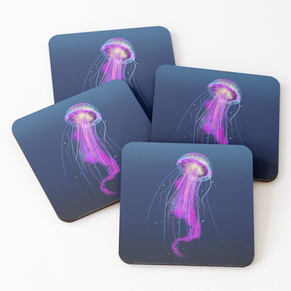 Item preview, Jellyfish- dark background designed and sold by DesignTreasure.