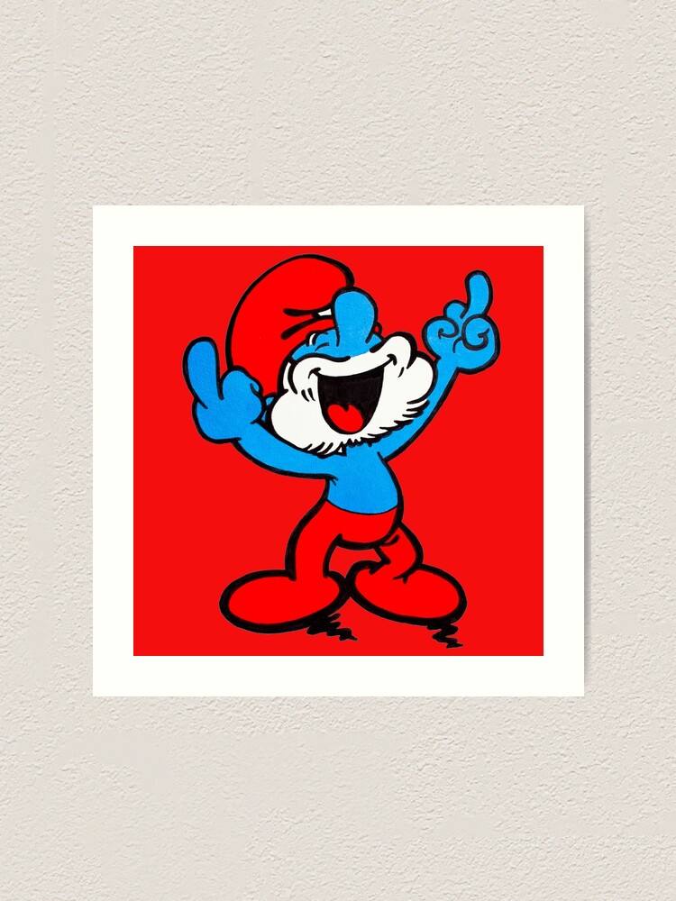 angry papa smurf