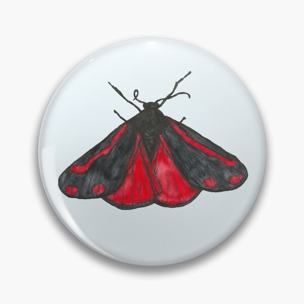Item preview, Cinnabar Moth designed and sold by SerenSketches.