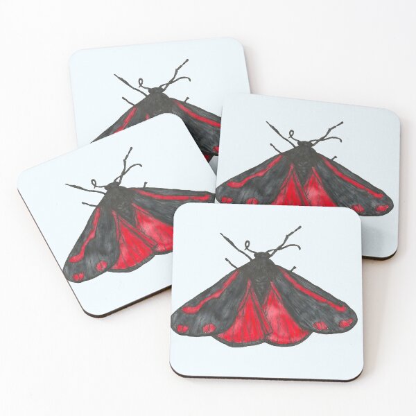 Item preview, Cinnabar Moth designed and sold by SerenSketches.
