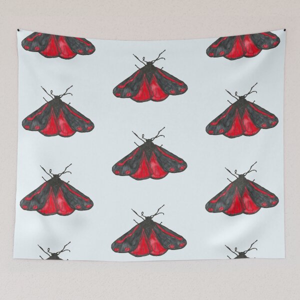 Item preview, Cinnabar Moth designed and sold by SerenSketches.