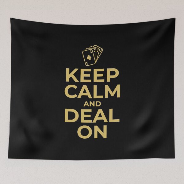 Item preview, Keep Calm and Deal On for Poker Players designed and sold by friendlyspoon.