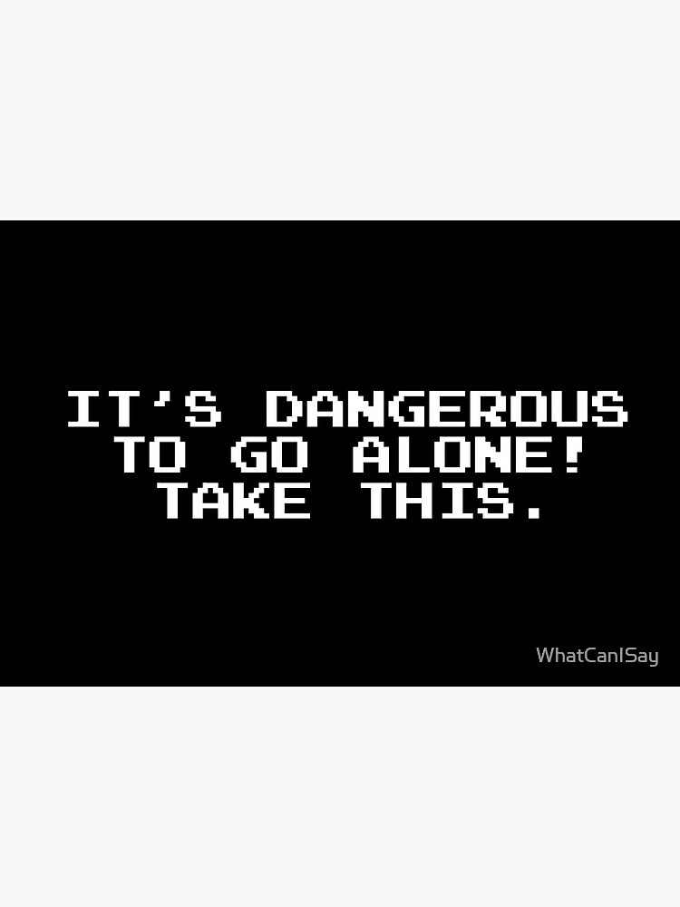 It’s dangerous to go alone! Take this black mask by WhatCanISay