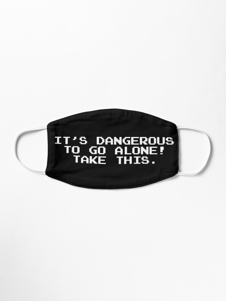 Alternate view of It’s dangerous to go alone! Take this black mask Mask