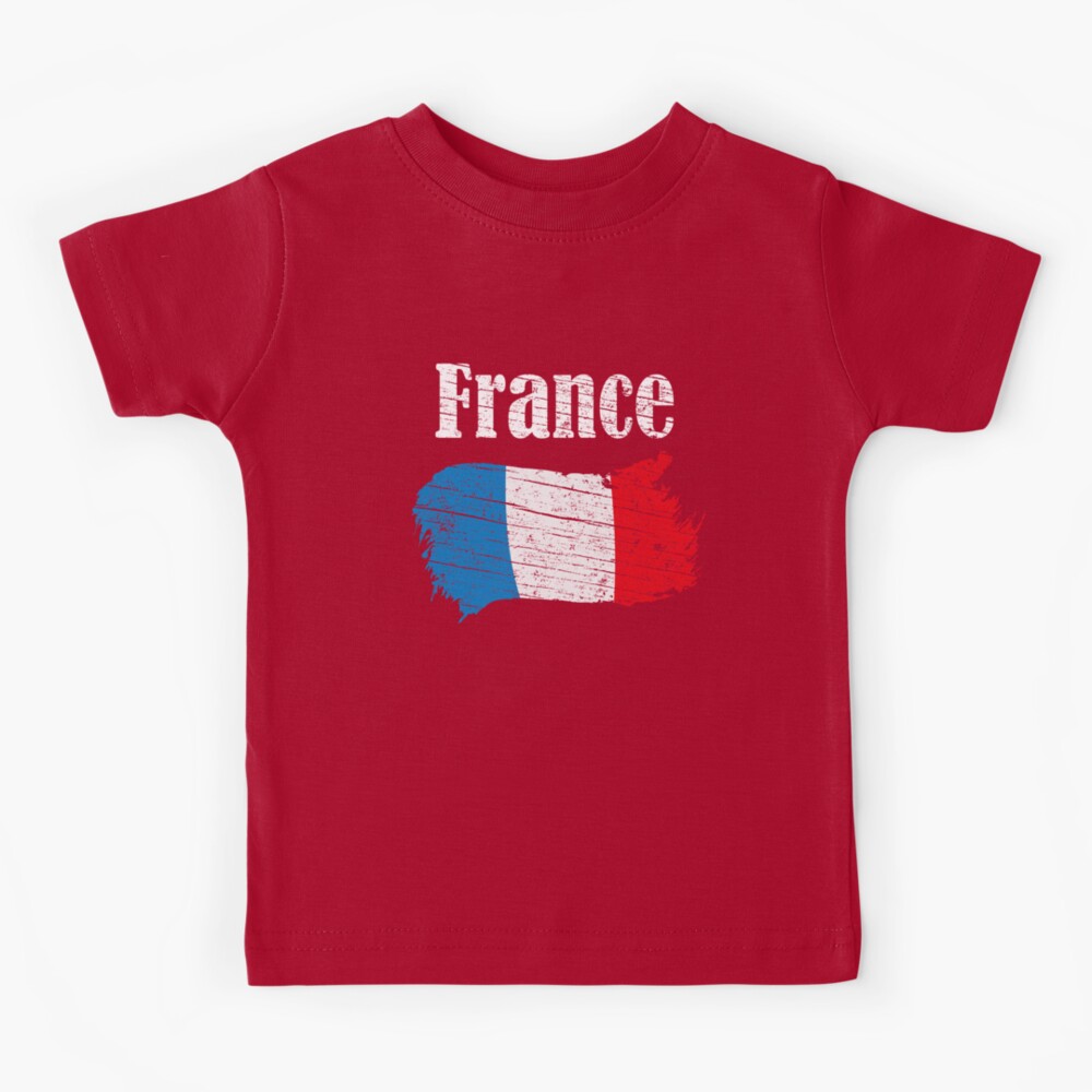 I Love France French Flag Heart Infant Toddler T-Shirt