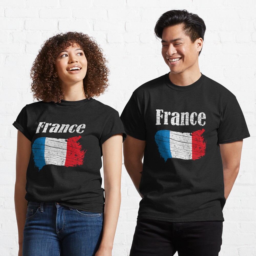 I Love France French Flag Heart Infant Toddler T-Shirt