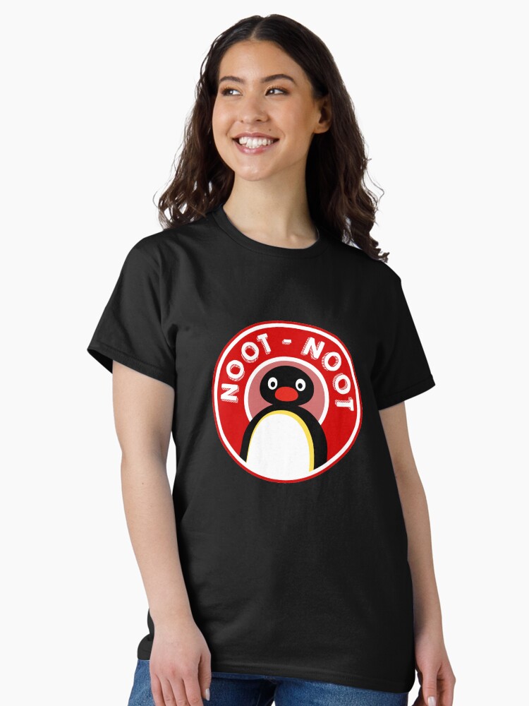 Imagen 2 de 7, Camiseta clásica con la obra Pingu / Noot Noot (Pingu el pingüino) - Rojo, diseñada y vendida por viccos36.