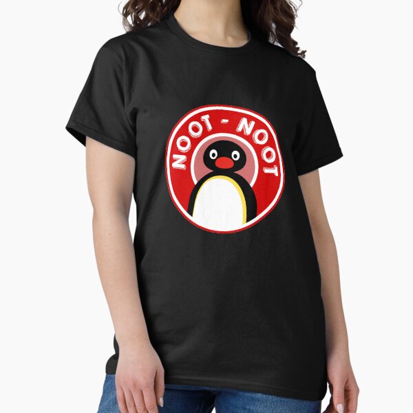 Vista previa del artículo con la obra «Pingu / Noot Noot (Pingu el pingüino) - Rojo», diseñado y vendido por viccos36.