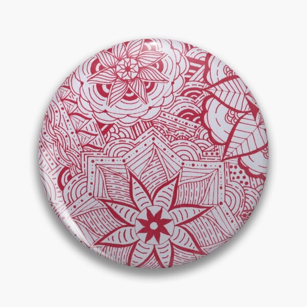 Item preview, Cherry Red Mandala Improvisation designed and sold by MarisaGoncalves.