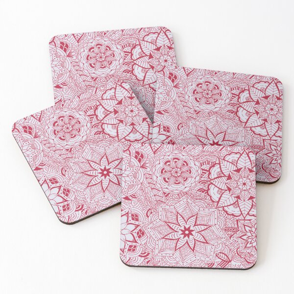 Item preview, Cherry Red Mandala Improvisation designed and sold by MarisaGoncalves.