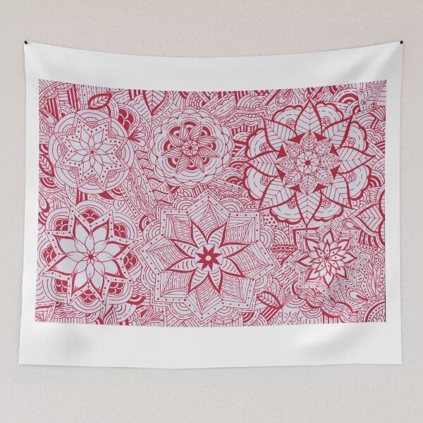 Item preview, Cherry Red Mandala Improvisation designed and sold by MarisaGoncalves.
