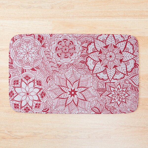 Item preview, Cherry Red Mandala Improvisation designed and sold by MarisaGoncalves.