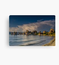 Mono Lake, South Tufa after breaking summer storm Canvas Print