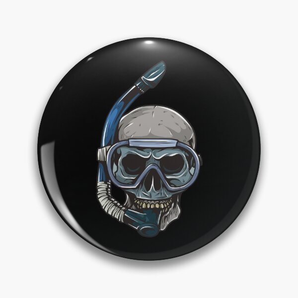 Item preview, Funny freediver skull skullart -  snorkeler designed and sold by ShirtsGifts.