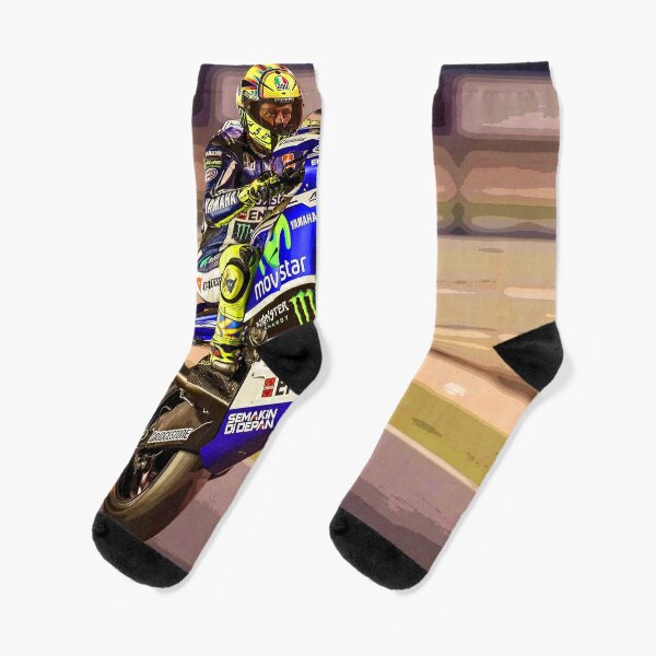 Valentino Rossi haciendo un caballito 3 Resumen Calcetines