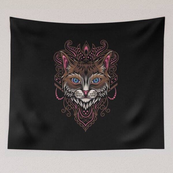 Item preview, Cat Mandala designed and sold by tambustore.