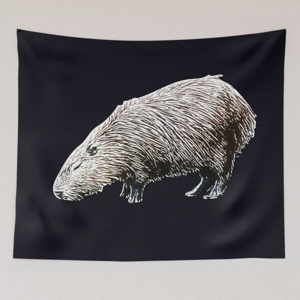 Item preview, Capybara Alternate Print  designed and sold by designsasstultd.