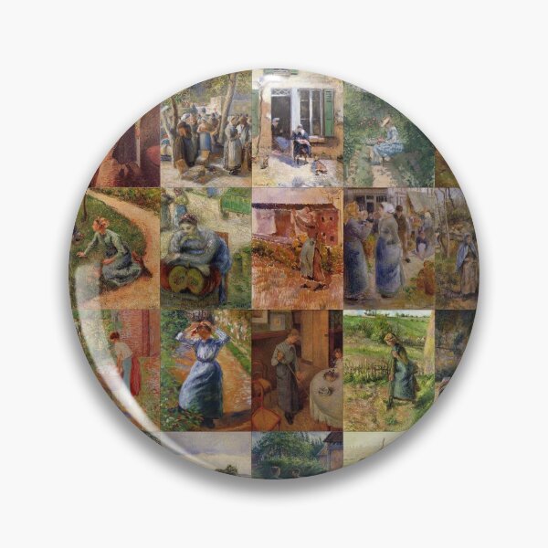 Item preview, Pissarro Peasant Women designed and sold by Montage-Madness.