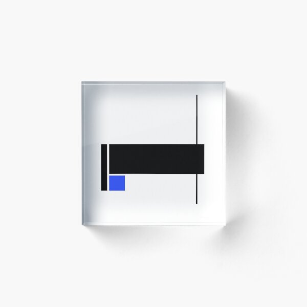 Moda 5 - Modern Art By Sharon Cummings Acrylic Block