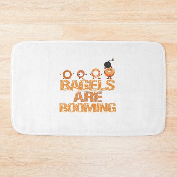 Item preview, bagels are booming designed and sold by YouHappyMyHappy.