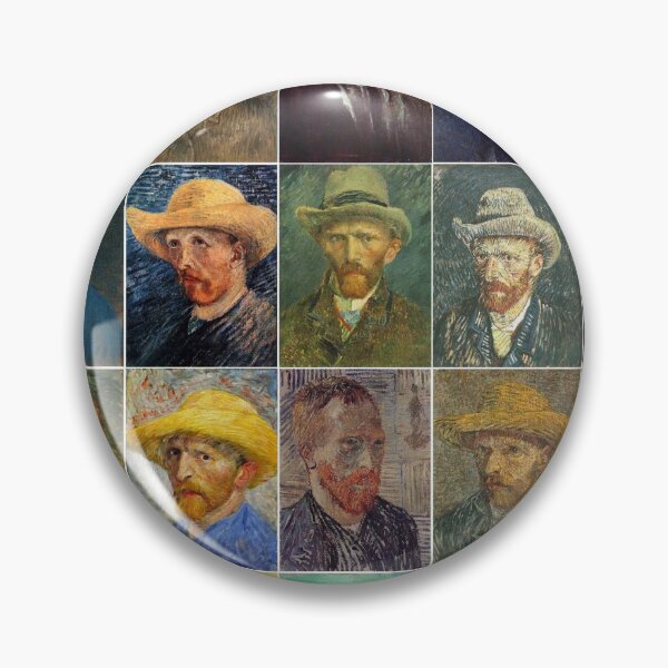 Item preview, Vincent van Gogh Self-Portraits designed and sold by Montage-Madness.
